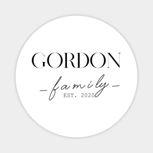 Gordon Family EST. 2020, Surname, Gordon Magnet